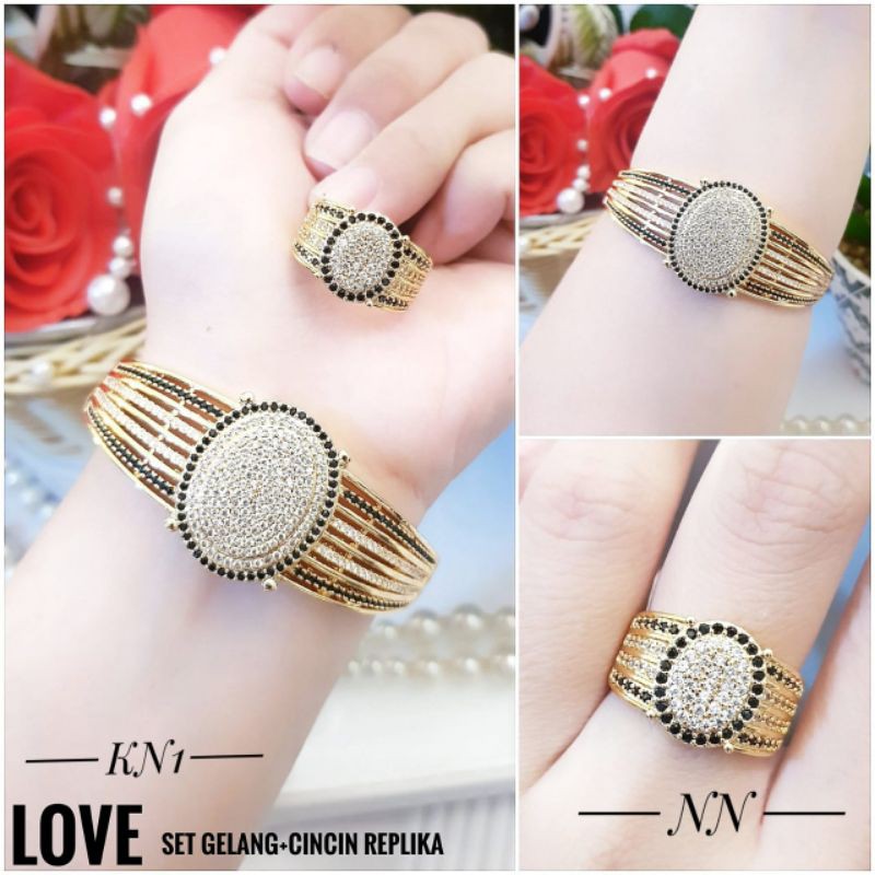 Xuping Gelang dan Cincin 0908q