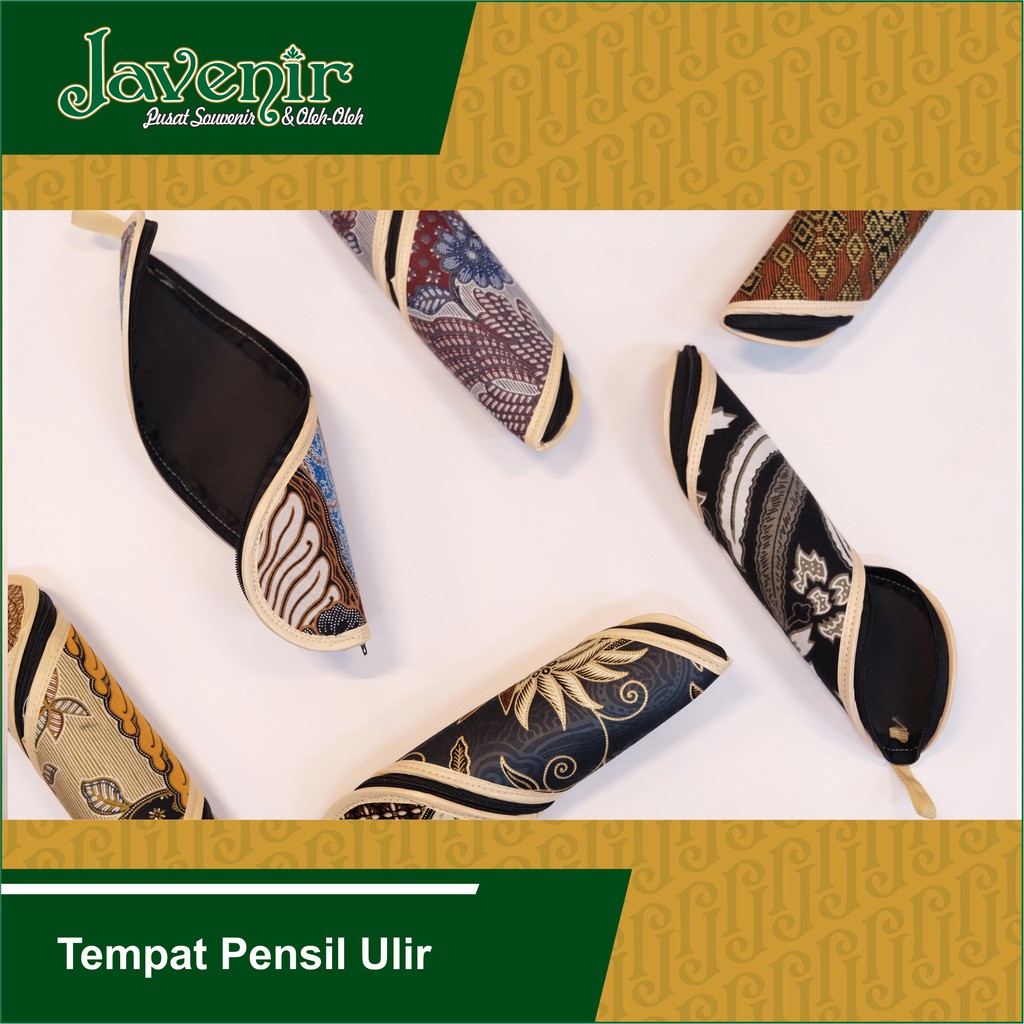 

Javenir Tempat Pensil Batik Ulir Unik