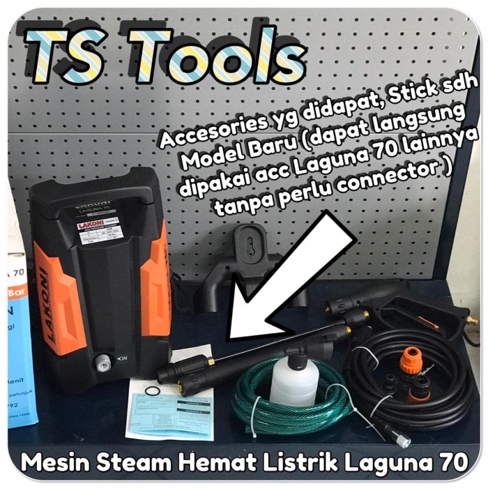 Lakoni Laguna 70 Mesin Steam Jet Cleaner Cuci Mobil Motor Laguna 70