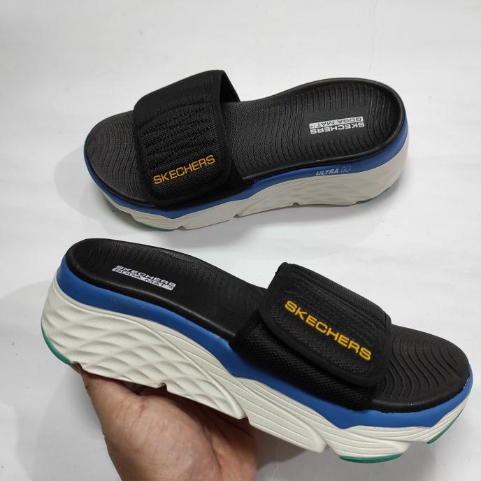 Skechers Max Cushioning Slide Sandal Skechers Pria&Wanita Original