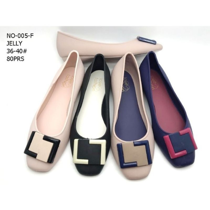 Sepatu Flat Wanita Jelly Shoes