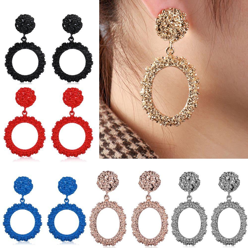 Lily Juntai Drop Earing Laporan Vintage Punk Trendi