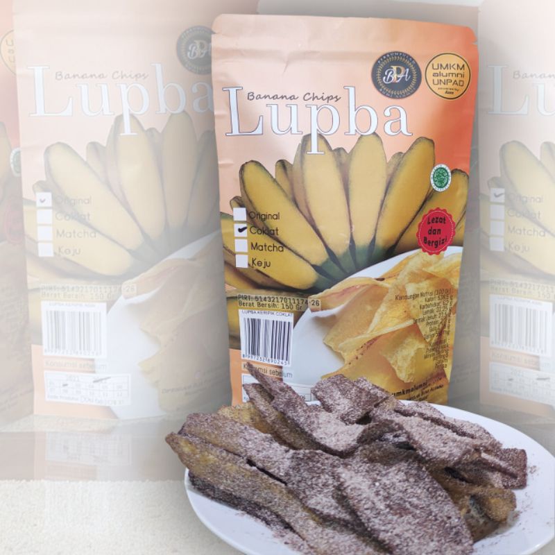 

Keripik Pisang Lupba Rasa Coklat