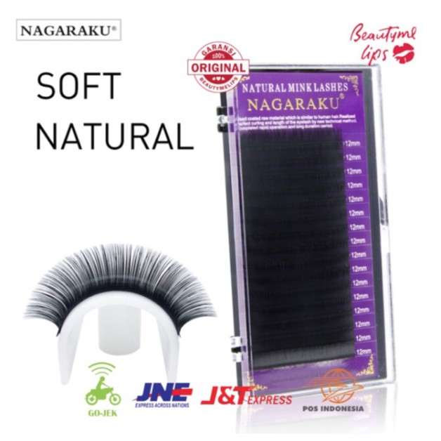 FRS Nagaraku 0.05 0.20 0.25 C &amp; D Nagaraku Eyelash Extension Mink / Bulu Mata Nagaraku