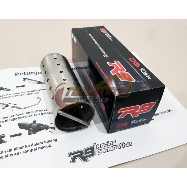 DB Killer Peredam Suara Knalpot R9 Misano NMAX Aerox 155 Vario 150