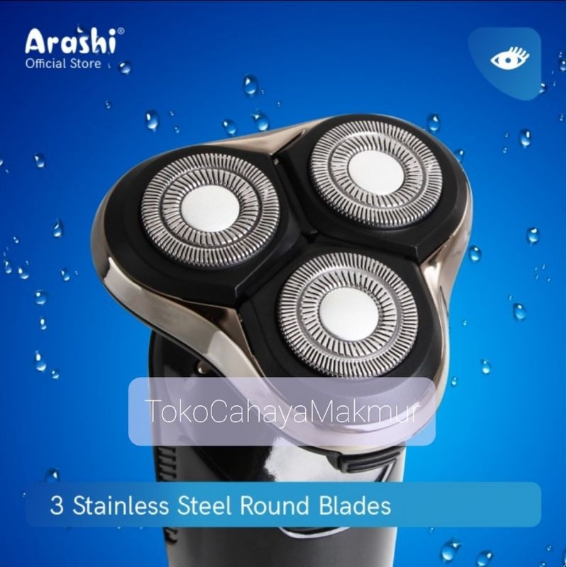 Arashi Gentleman Shaver AGS 002 - Alat Mesin Cukur Kumis &amp; Jenggot Elektrik