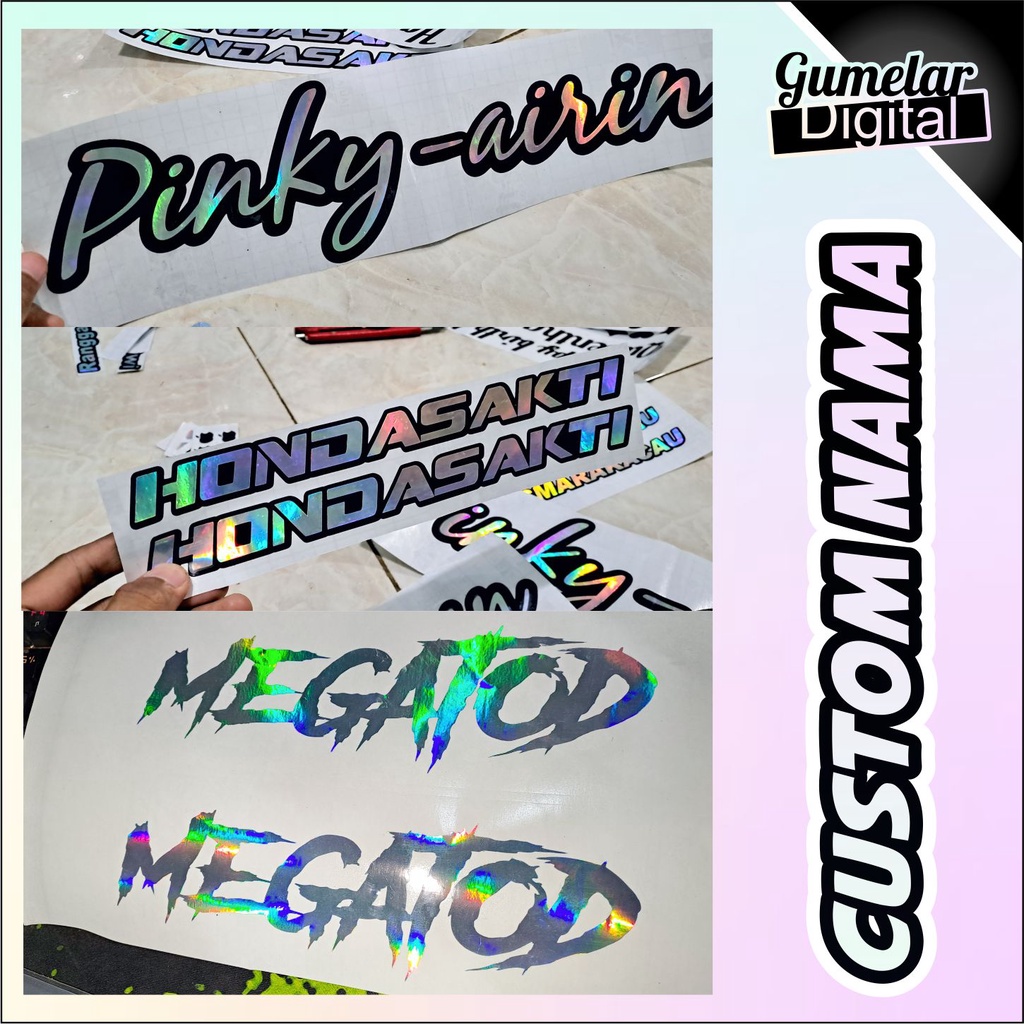 STIKER TANGKI CB HEREX HOLOGRAM CUSTOM KASTEM