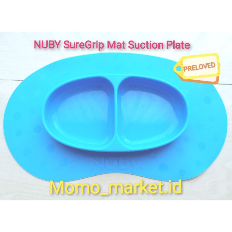 Nuby Sure Grip Miracle Mat Suction Plate Piring Makan BLW