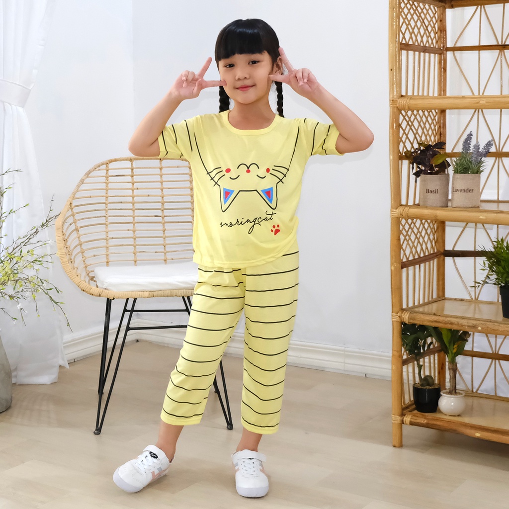 V&amp;Z kids- setelan baju anak celana panjang anak perempuan/kaos anak/baju anak cewek/atasan anak/celana panjang anak/baju tidur anak/setelan tidur