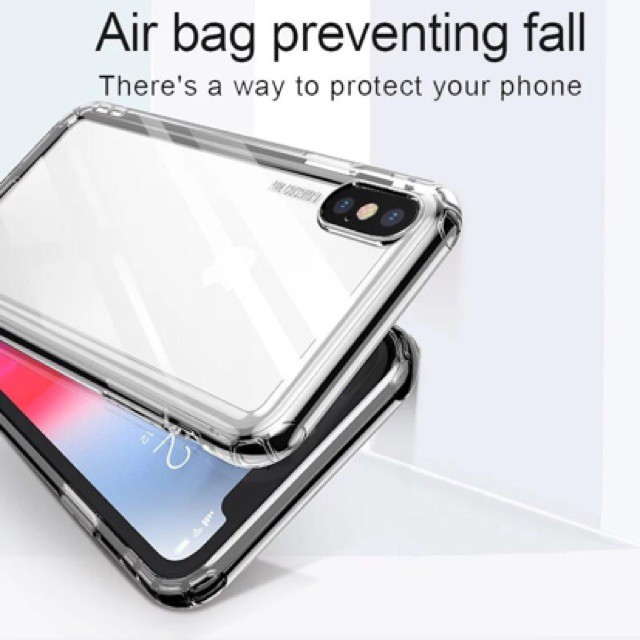 CASE AIRBAG ANTICRACK ANTIKNOCK TPU CLEAR FULL PROTECTION ORIGINAL