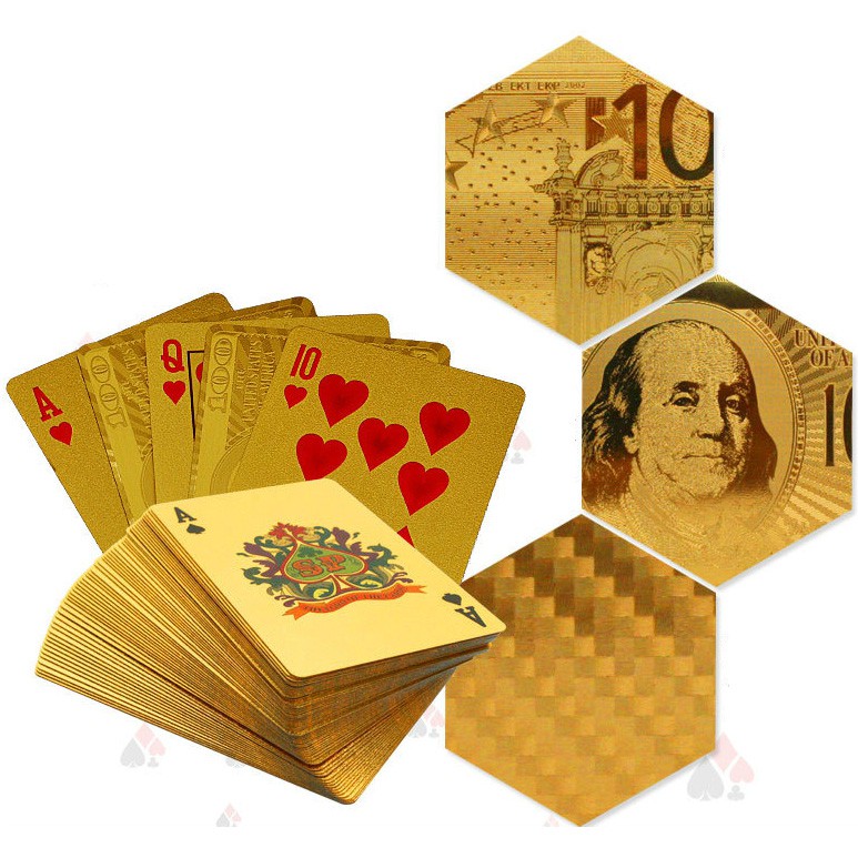 KARTU REMI POKER MAINAN MOTIF DOLLAR PLAYING CARDS