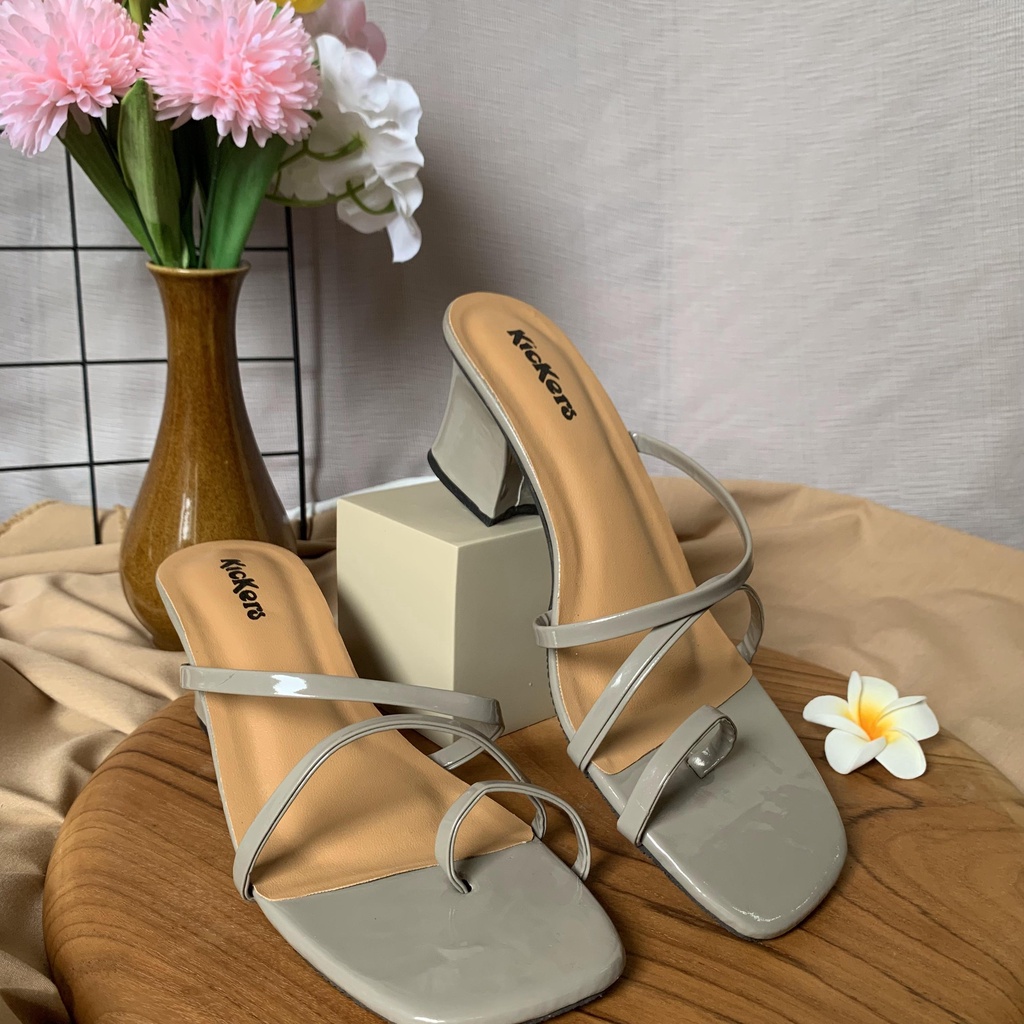 sandal tali cewek highheels terbaru Korea feminim hits viral modern trend terlaris AMANDA Block Heels Hak Tahu Chunky Wanita sandal high heels hak tahu -NEW ARIVALL terlaris COD Promo Bayar Di tempat High Heels Wanita Murah Hak 5cm tahu lilit Sepatu Wanit