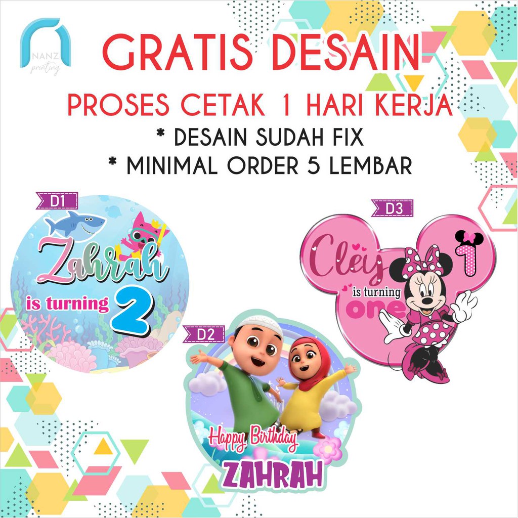 

Stiker Sticker Ulang Tahun Aqiqah Syukuran