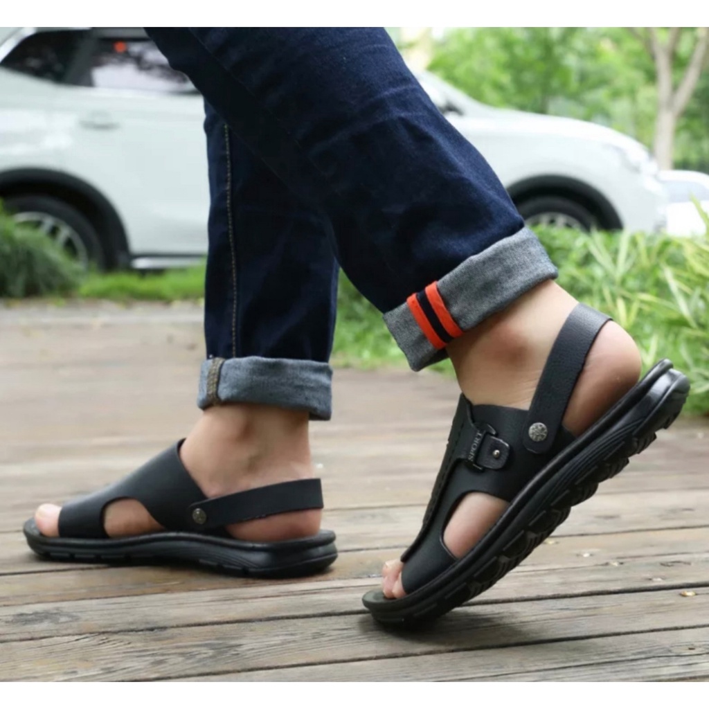 LUTTON - sandal pria casual - SANDAL PRIA LT 400