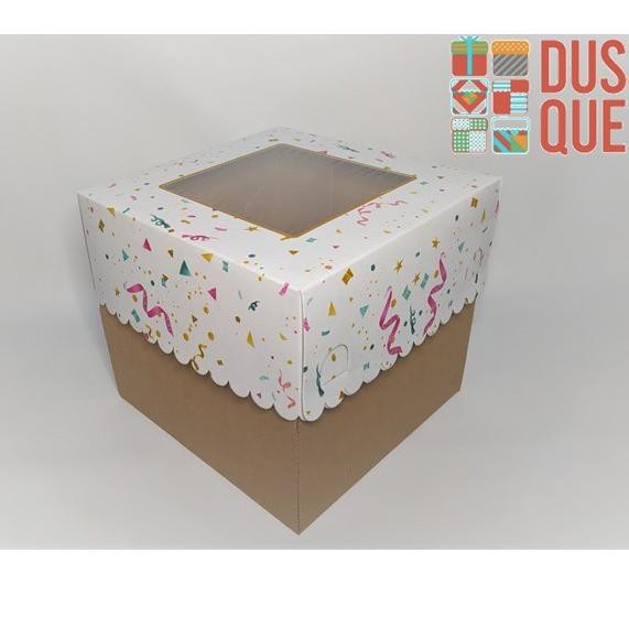 

GROSIR_JAKARTA DUS KOTAK BOX TART PARTY 28x28x20