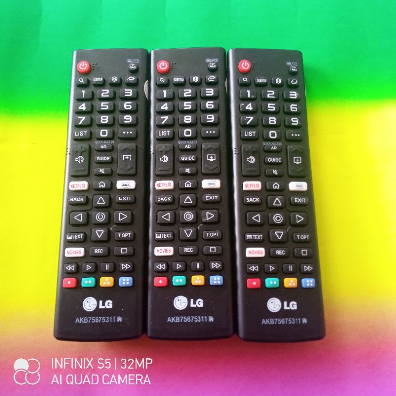 Remote TV LG 311 SMART TV ANDROID LED LCD LG. Original grade/super copy