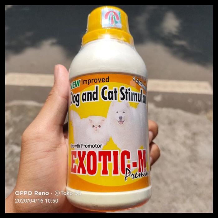 EXOTIC M 125ML|Vitamin Kucing Anjing Cair