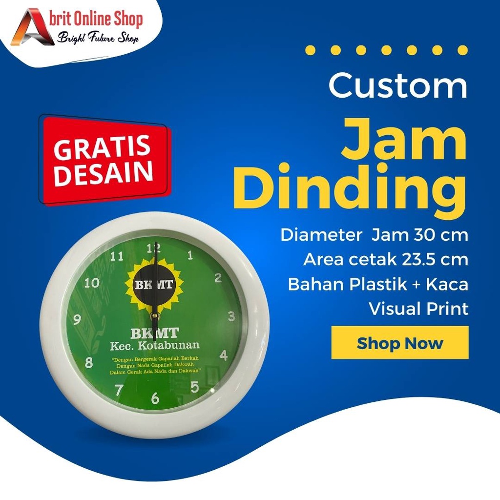 JAM DINDING CUSTOM SOUVENIR | JAM DINDING CUSTOM FOTO | JAM CUSTOM LOGO | JAM DINDING CUSTOM NAMA