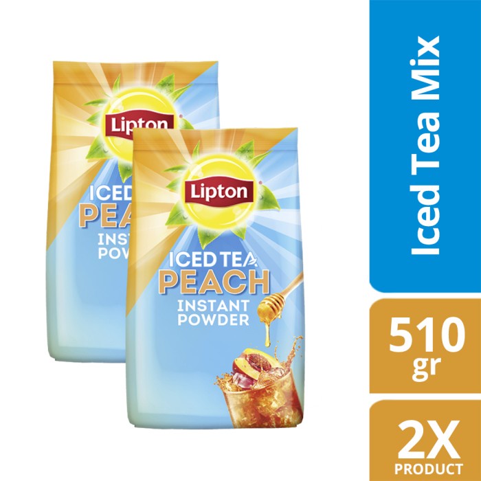 

Lipton Ice Tea Mix Peach 510Gr Twin Pack