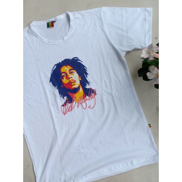kaos Bob Marley simple original baju reggae
