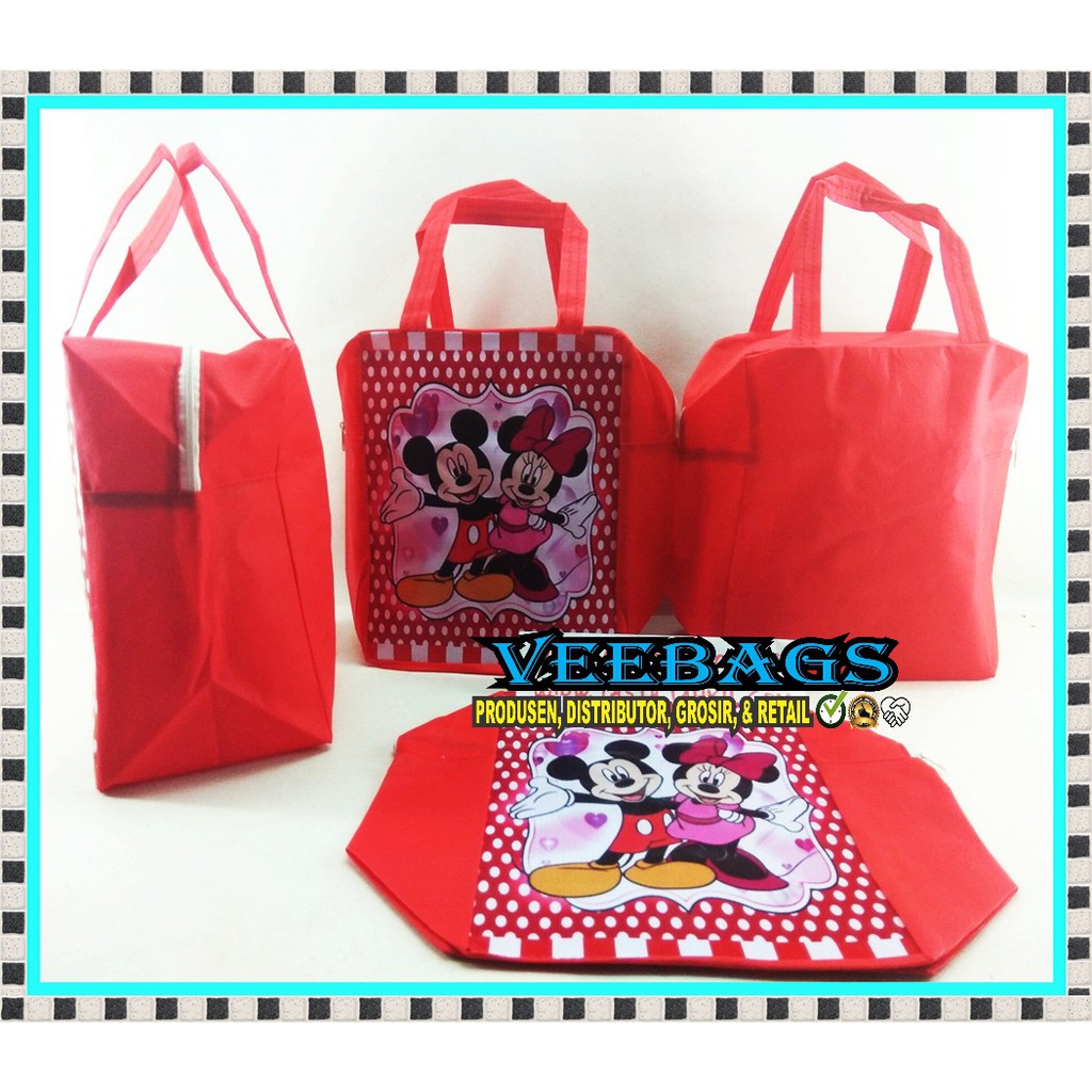 Tas Ultah, Tas Ulang Tahun, Goodie Bag, Perlengkapan Ulang tahun, Tas Ultah Karakter Princes-6