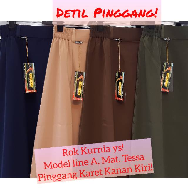 Rok Wanita Rok kurnia YS Rok Panjang Rok Kantor SIZE  M L XL