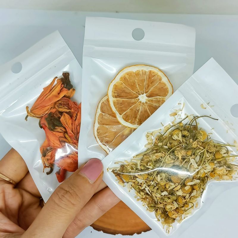 TEH BUNGA KEMASAN EKONOMIS SACHET SAMPLE SAMPEL PACKS FLOWER TEA SERIES TELANG BUTTERFLY PEA JASMINE ROSEBUD CHAMOMILE APPLE PEACH BLOSSOM BABY GOLDEN CHRYSANT GLOBE AMARANT KENOP FORGET ME NOT LILY ROSELLA MERAH UNGU LAVENDER ODMANTHUS PEPPERMINT