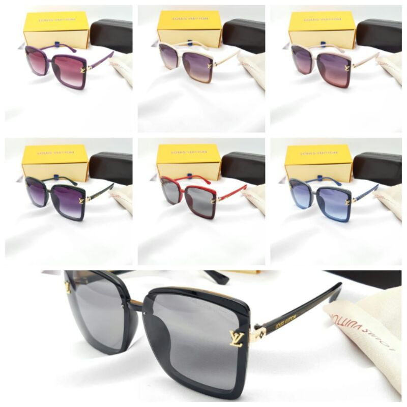 KACAMATA FASHION LV WANITA 1379 size 62-17-149
