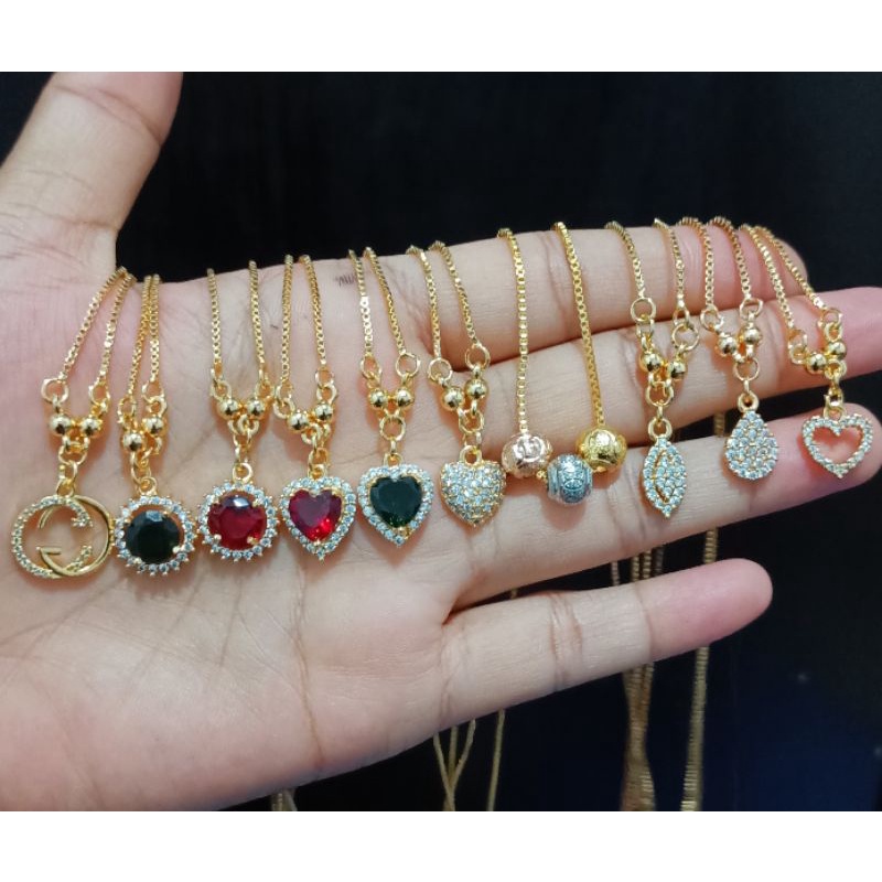 Kalung remaja dan dewasa cantik, sale 75%, mewah,