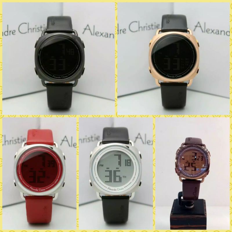 JAM DIGITAL ALEXANDRE CHRISTIE CEWEK AC 9333 AC9333 9333 ORIGINAL WANITA