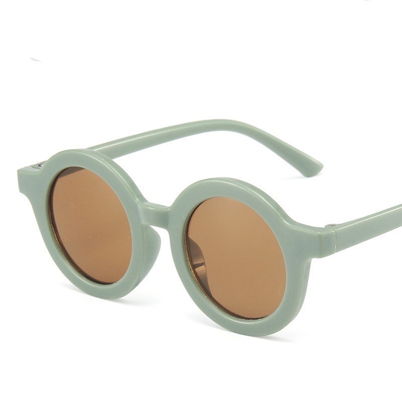 Kacamata Anak Gaya Fashion Anak Sunglasses Baby Bayi Balita  Kids Cute Anti UV Ootd Fashion Anak Laki Laki Cowok Perempuan Cewek Murah-Green