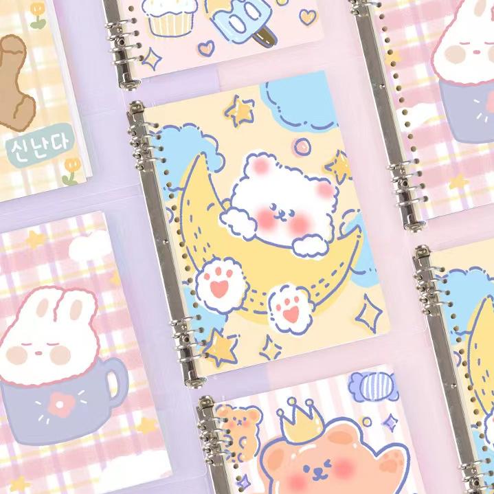 

Buku Vivid Lose Leaf Binder A5 Notebook 60 Halaman Warna Pastel cute