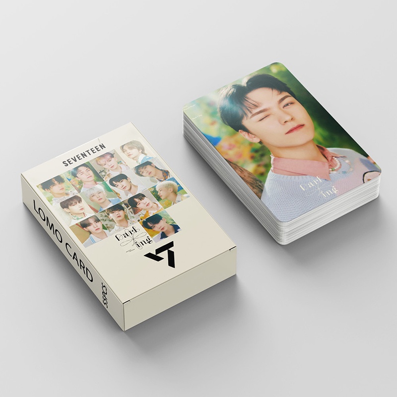 54pcs / Kotak Kartu Foto Album SEVENTEEN Darling LOMO