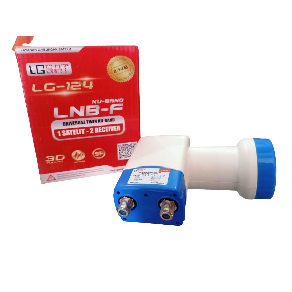 LNB KU-BAND UNIVERSAL LGSAT TWIN/DUAL OUT