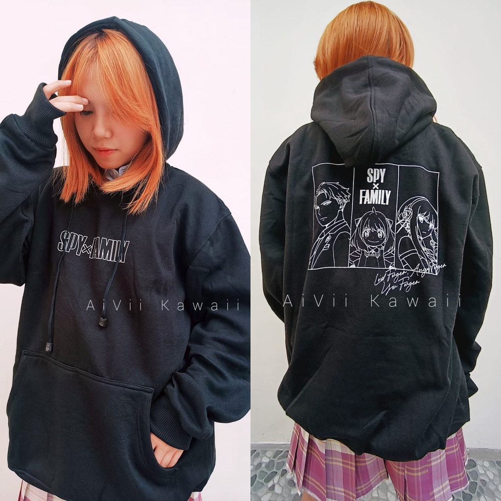 【AiVii】HOODIE JUMPER SPY X FAMILY UNISEX PRIA WANITA