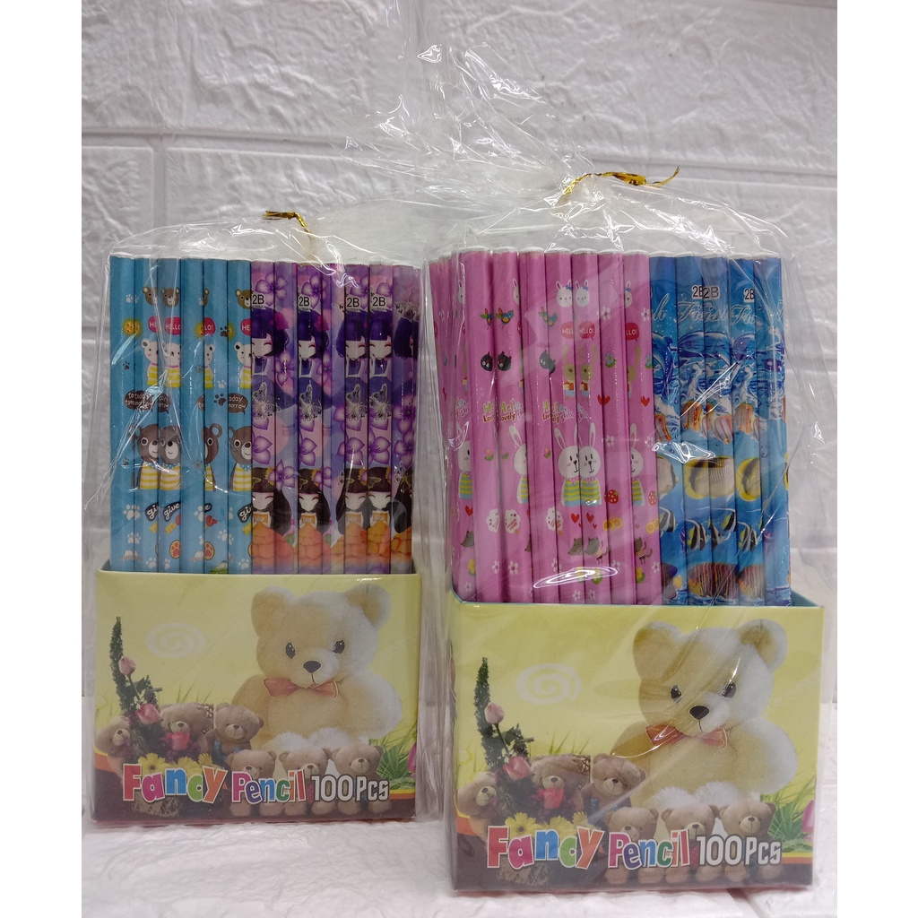 

FANCY PENCIL 100 PCS / PENSIL KARAKTER ANAK-ANAK LUCU ISI 100 PCS