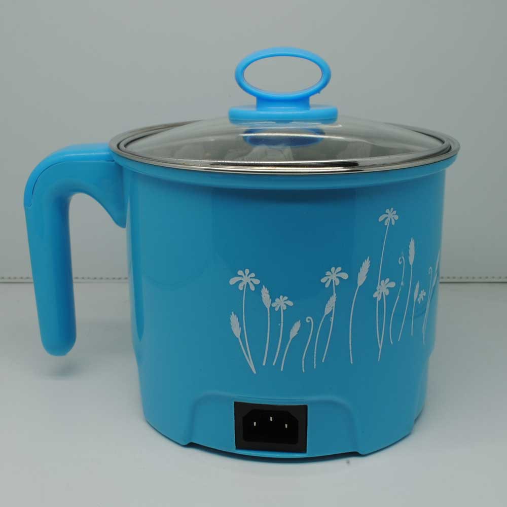 Panci Listrik Serbaguna Bahan Stainless Steel 1.6L 450W - Blue