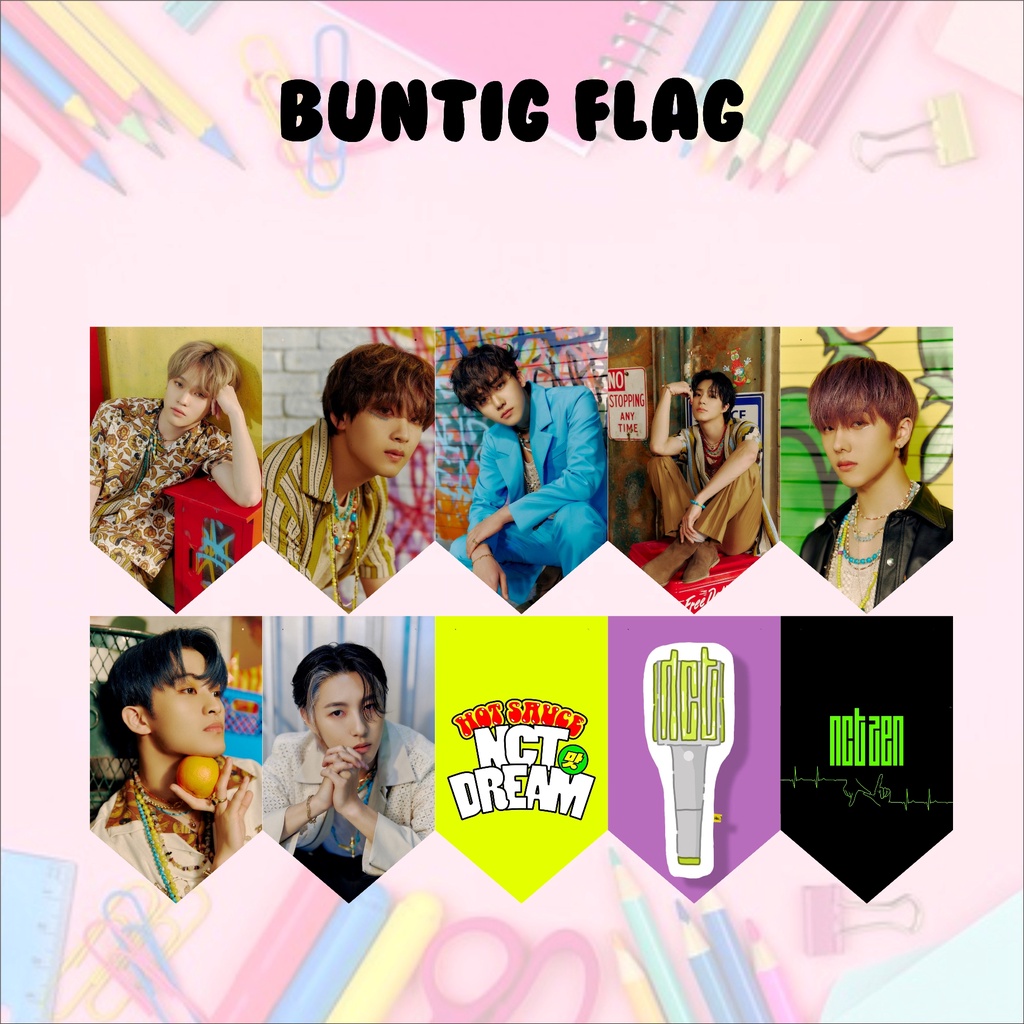 BUNTIG FLAG NCT DREAM HOT SAUCE