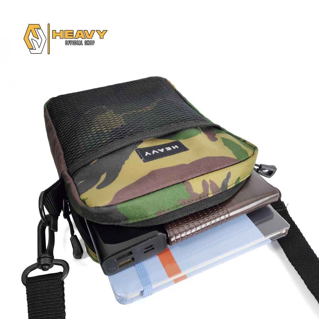 Tas Selempang Pria Heavy Original Elgano Series Loreng - Sling Bag Heavy Premium - Tas Pria Cross body