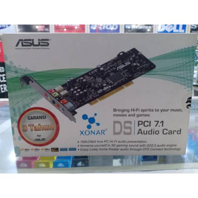 Pci sound card xonar asus 7.1