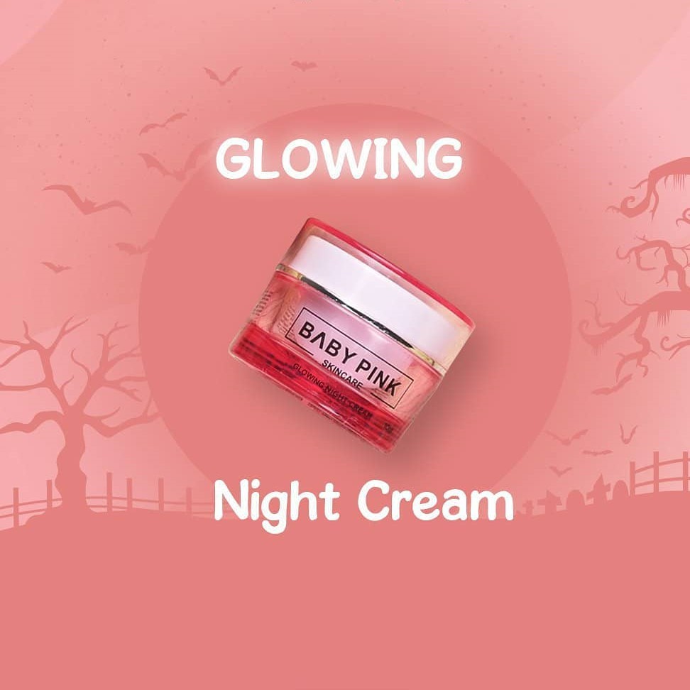 Glowing NIGHT CREAM babypink