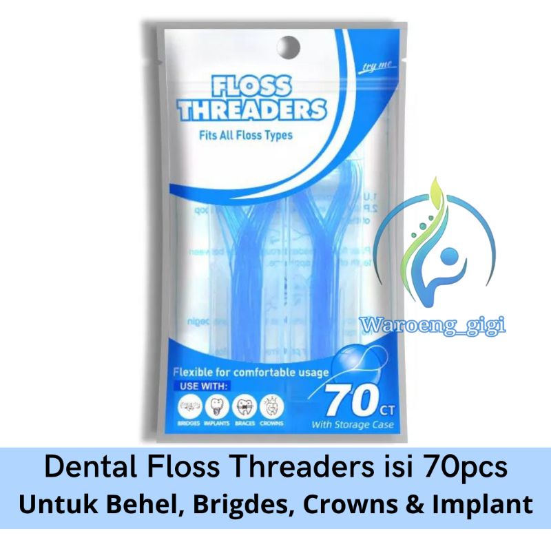 Dental Floss Threaders isi 70pcs