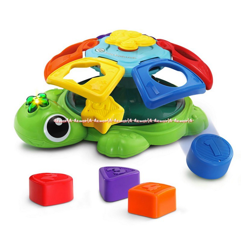 Leap Frog Sorting Suprised Turle Mainan Kura Kura Shape Number Color