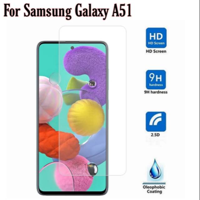 Tempered Glass Samsung A51 Clear