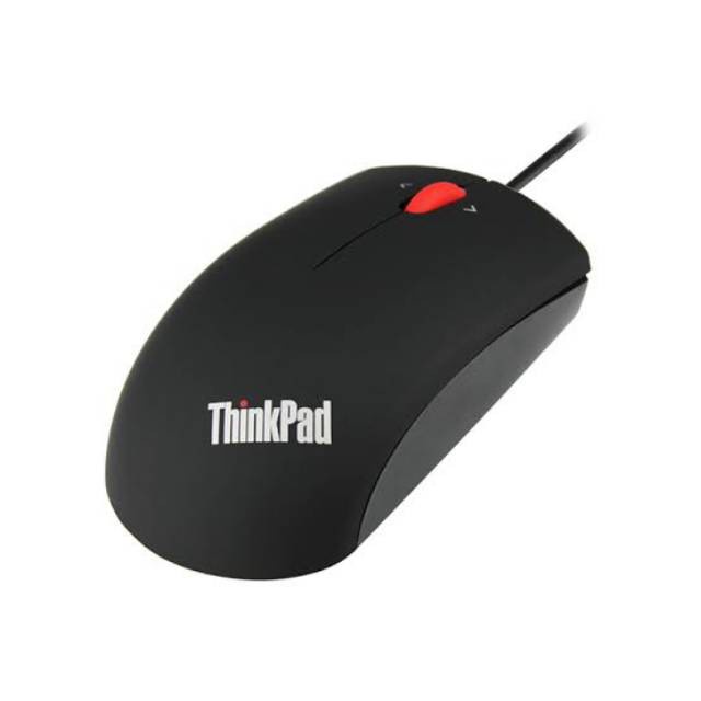 Lenovo Thinkpad-mogouo mouse gaming laptop usb kabel wired 3D optical original/Mouse Thinkpad-Hitam /Lenovo Thinkpad mouse mogouo