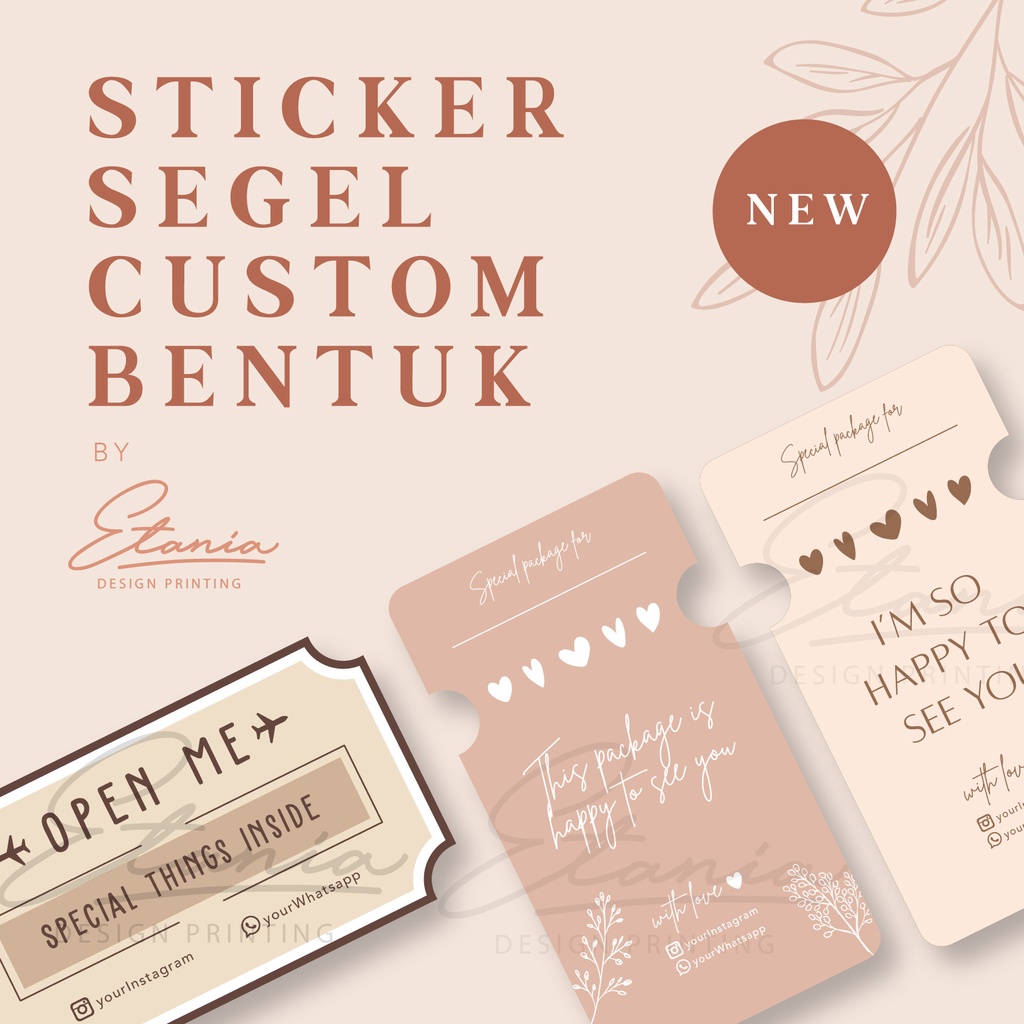 

sticker segel custom bentuk sticker segel bentuk sticker segel unik