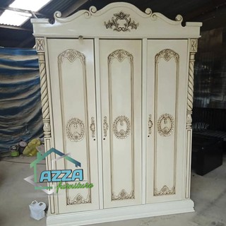  lemari  2 pintu kayu  jati  furniture kamar tidur mebel 