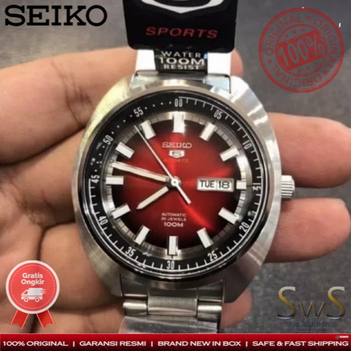 Jam Tangan Pria Seiko 5 Sport SRPB17 K1 SRPB17K1 Automatic Original