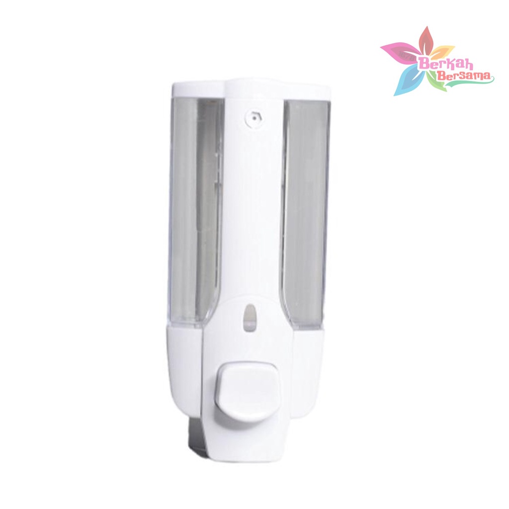 RT86 Tempat Hand Soap Washing hand Dispenser Sabun Cair Single Key Lock Tube Double 1 Tabung Dinding WC BB6371