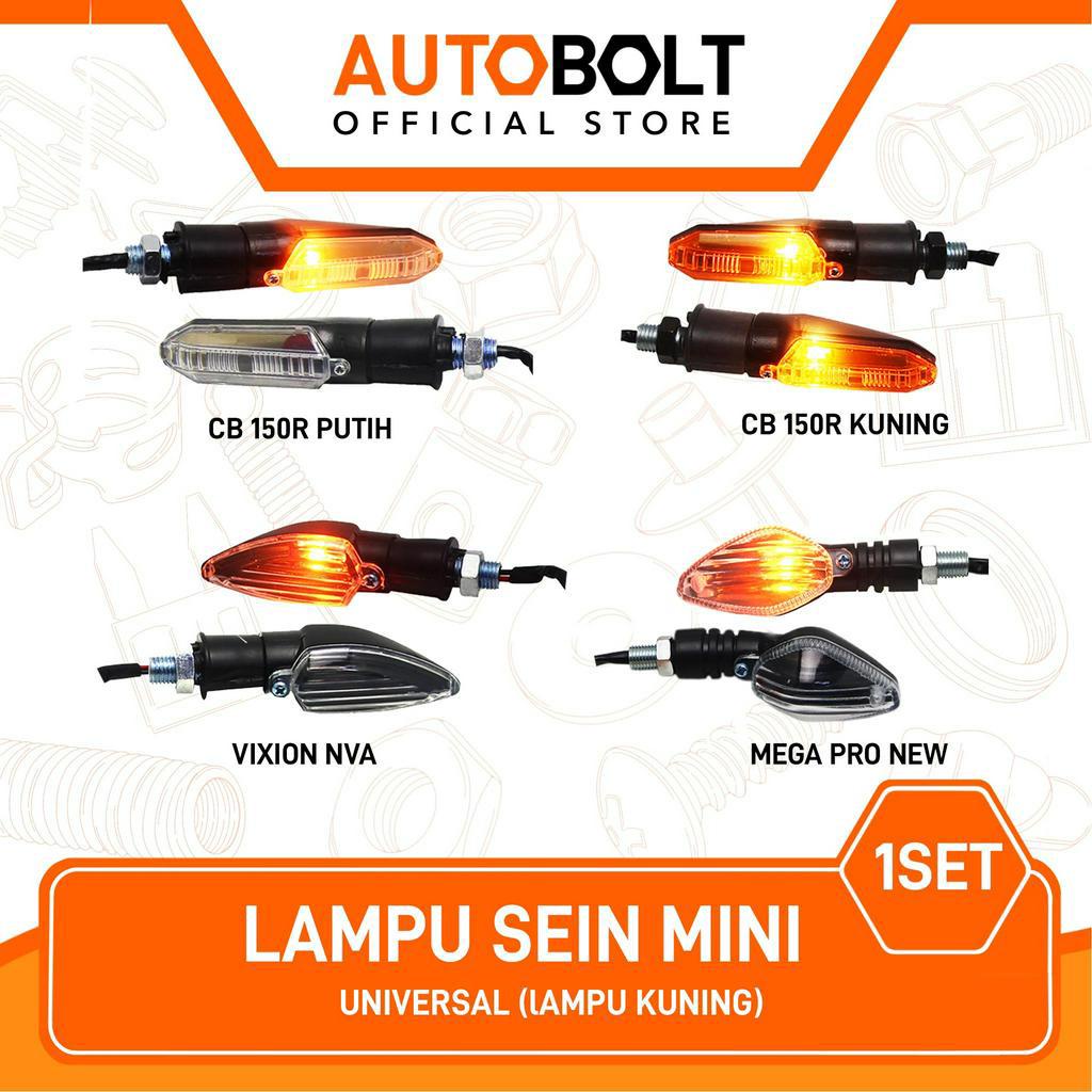 Lampu Sein Mini Universal CB 150R & Mega Pro New Mono Verza & Vario 150 125 160 LED & Vixion NVA NVL